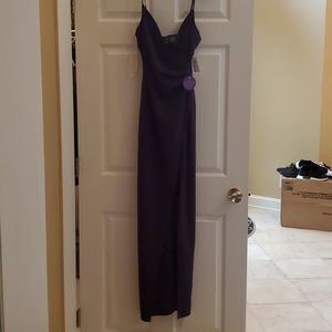 Purple windsor evening gown